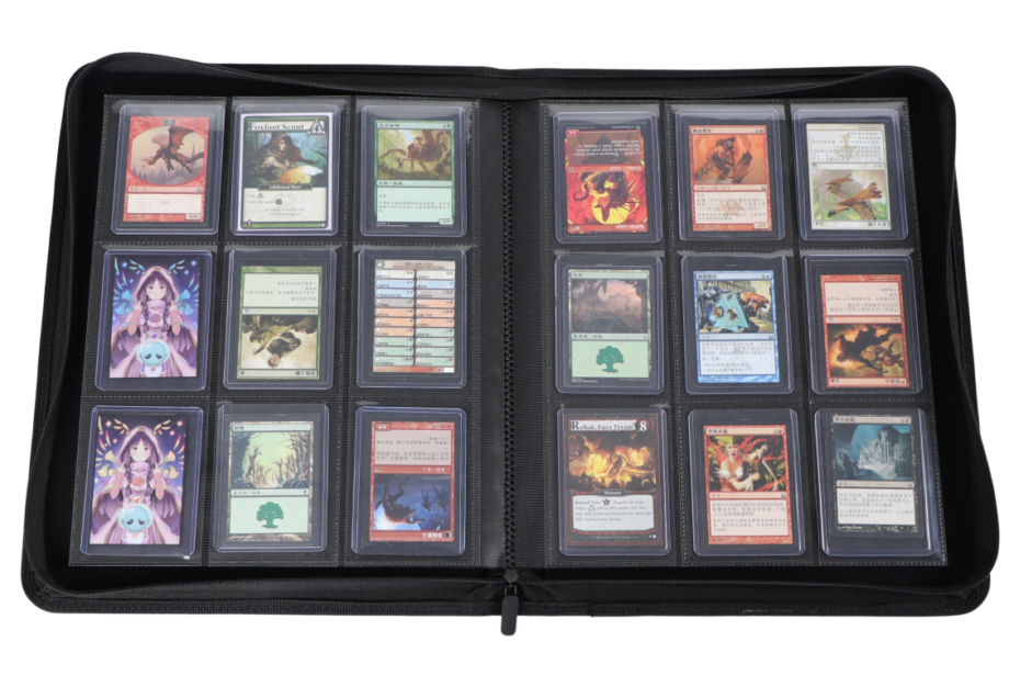 Ultimate Protection - Zwarte Premier Toploader Binder 9 Pocket Zipped