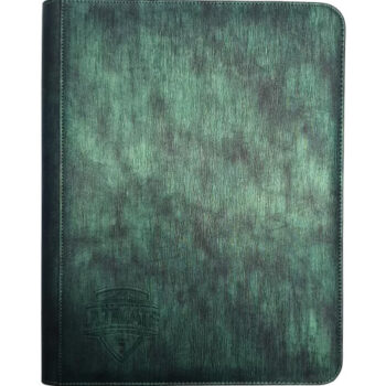 Ultimate Protection Toploader Map Zipped Marble Green