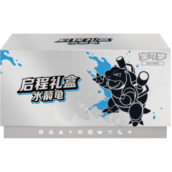 Blastoise 390 Departure Gift Box Set met kaarten en accessoires in het Vereenvoudigd Chinees, Pokémon TCG.