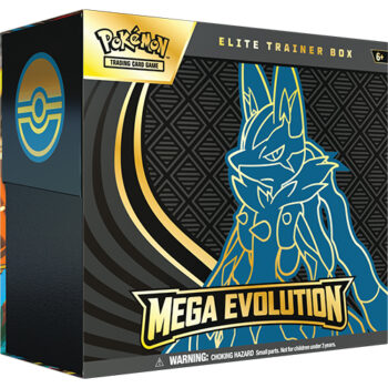 Pokémon Mega Evolution Lucario Elite Trainer Box – inclusief booster packs, accessoires en energies.