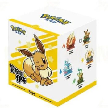 Pokémon Eevee Figures Series Blind Box met schattige verzamelbare Eevee-evolutiefiguren.