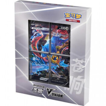 Zacian V-UNION box met Pokémon promo kaarten en opbergmap voor kaarten