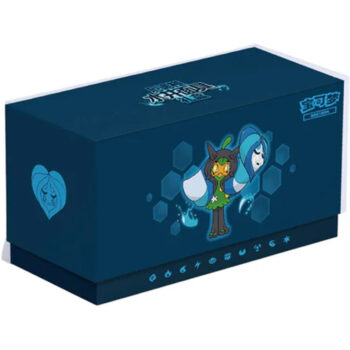 Pokémon Ogerpon Wellspring Mask Gift Box met jumbo booster packs, Pokémon sleeves, storage box en Ogerpon accessoires.